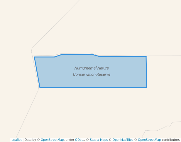 walking in Nurnurnemal Nature Conservation Reserve map in Carwarp