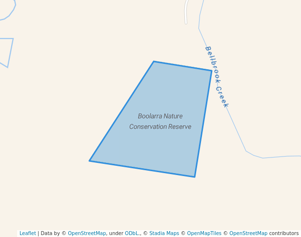 walking in Boolarra Nature Conservation Reserve map in Jumbuk
