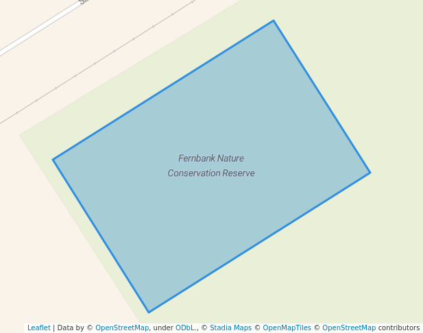 walking in Fernbank Nature Conservation Reserve map in Fernbank