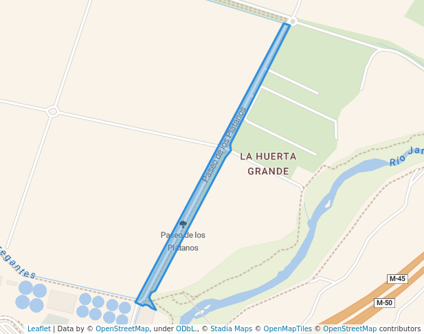 Paseo de los Plátanos