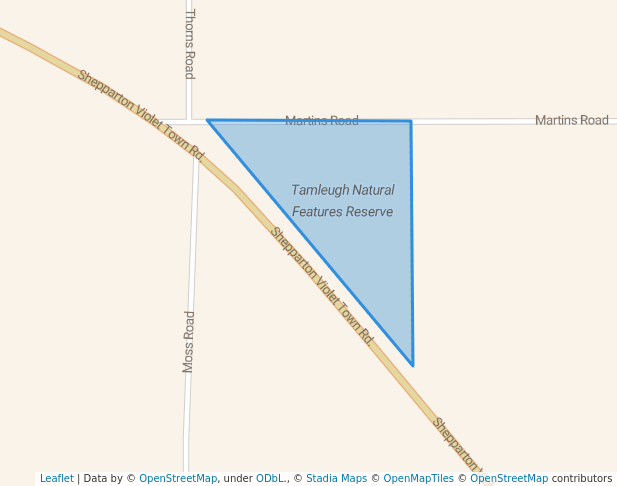 walking in Tamleugh Natural Features Reserve map in Boho