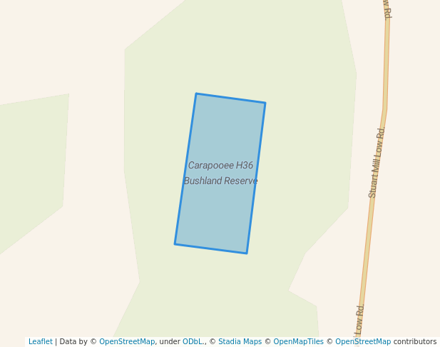 Carapooee H36 Bushland Reserve in Carapooee | Map and Routes