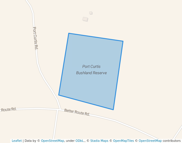 walking in Port Curtis Bushland Reserve map in Dobie