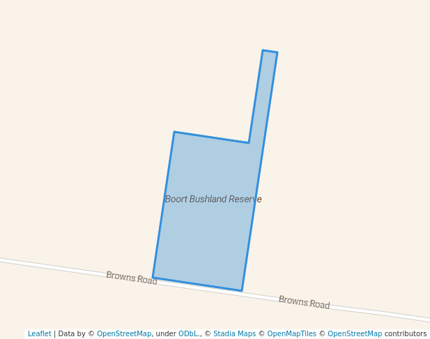 walking in Boort Bushland Reserve map in Boort