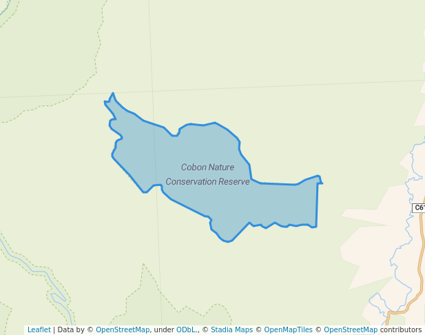 walking in Cobon Nature Conservation Reserve map in Bemm River