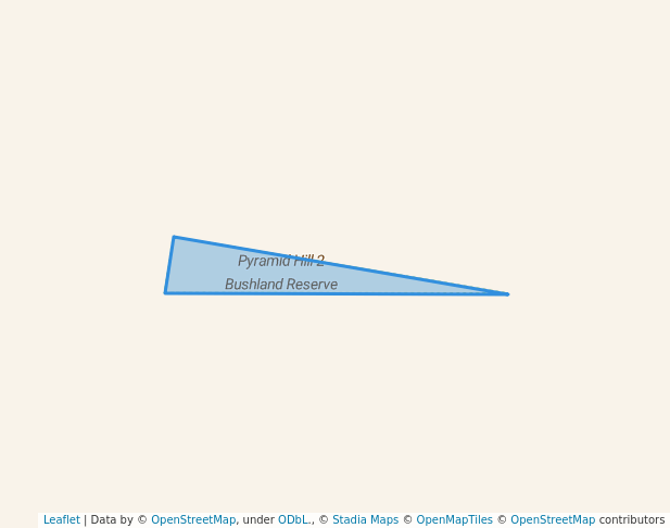 walking in Pyramid Hill B.R. 2 Bushland Reserve map in Mincha