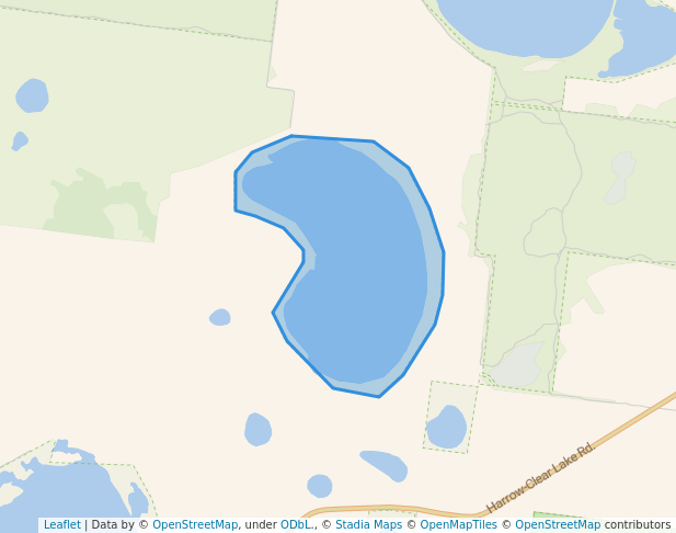 walking in Lake Coyrahilla (Copper Colour) Wildlife Reserve (hunting) map in Mitre