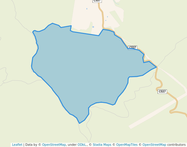 walking in Lockhart Creek Education Area map in Charleroi
