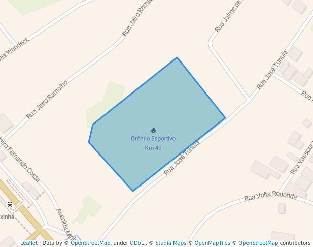 walking in Parque Esportivo Tio Juca map in Seropédica