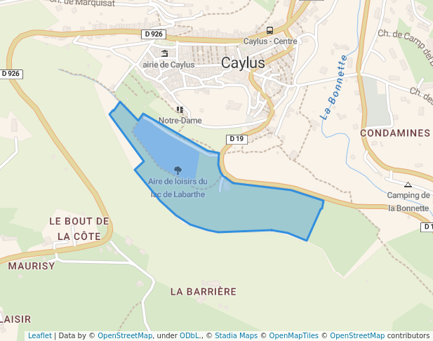 Aire de loisirs du lac de Labarthe