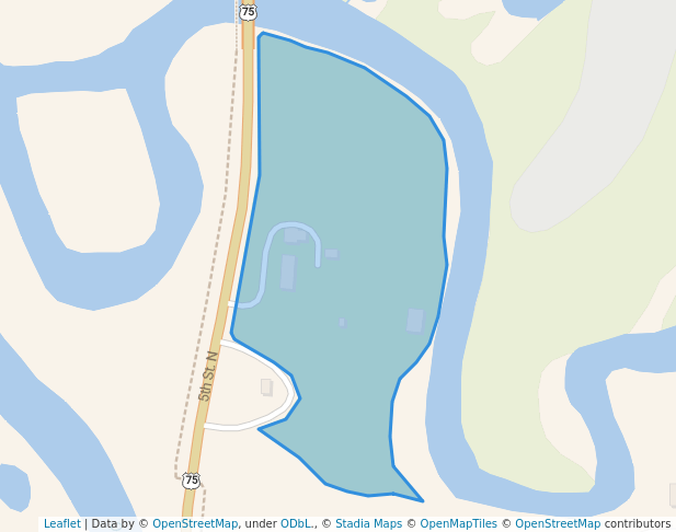 walking in Lions Park Breckenridge map in Breckenridge