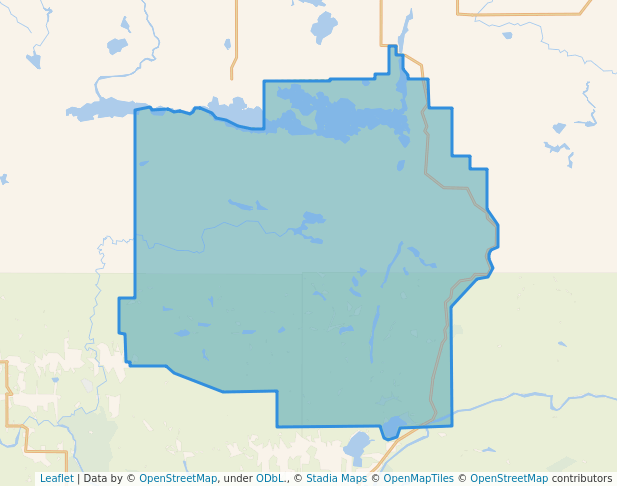 walking in Parc national d'Aiguebelle map in Dupuy