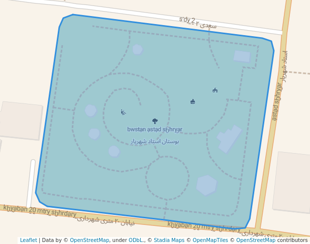بوستان استاد شهریار