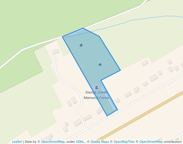 walking in Riverside Heights Park map in Morrisburg