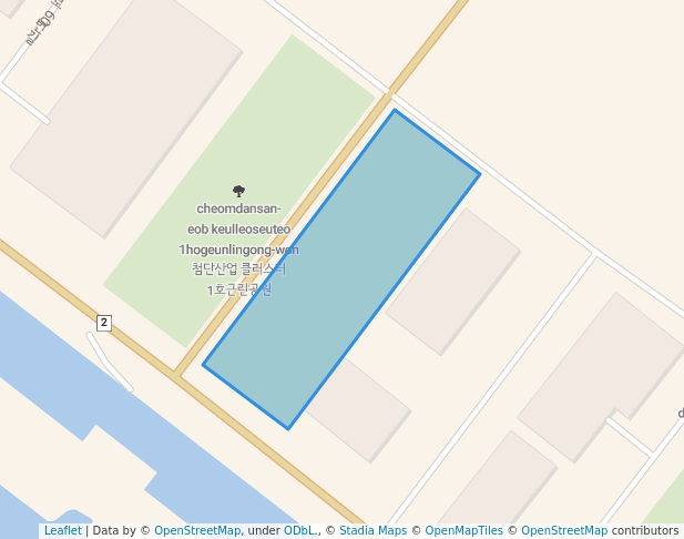 첨단산업 클러스터2호근린공원