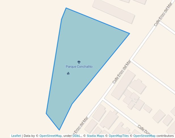 walking in Parque conchalito map in La Paz