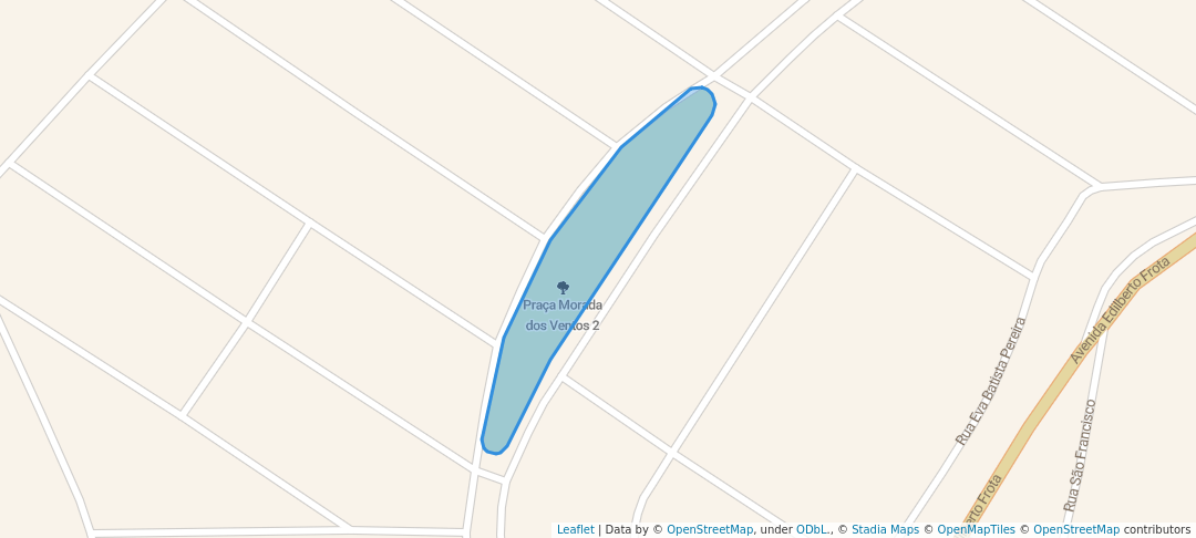 walking in Praça Morada dos Ventos 2 map in Crateús