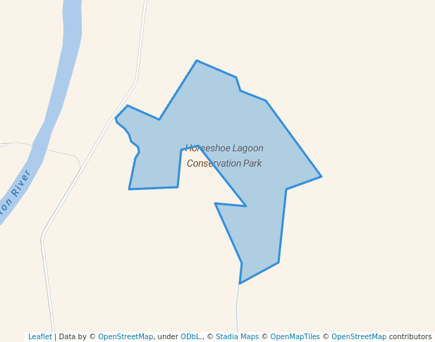 walking in Horseshoe Lagoon Conservation Park map in Giru