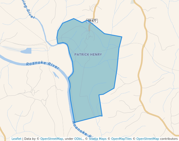 walking in Red Hill Patrick Henry National Memorial map in Brookneal