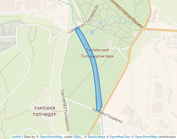 Топчидерска долина