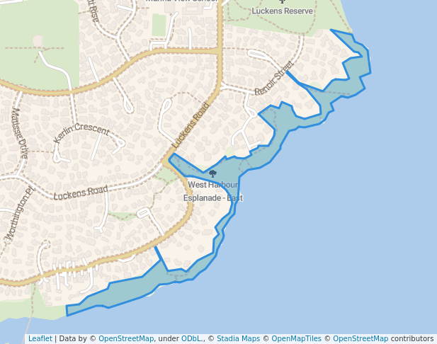 West Harbour Esplanade - East