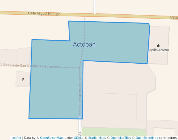 Plaza del Convento in Actopan | Map and Routes