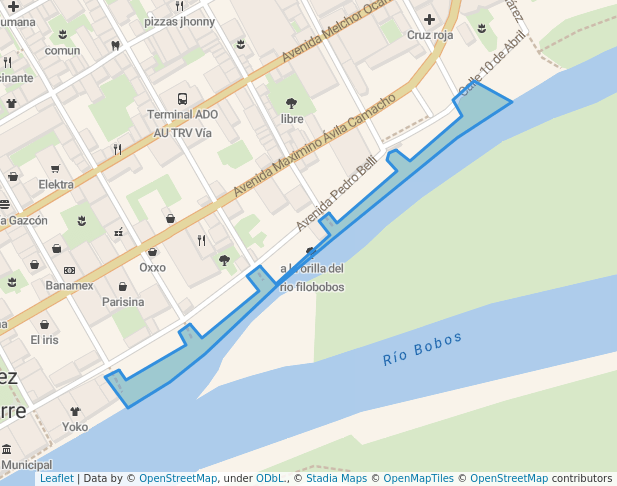 a la orilla del rio filobobos