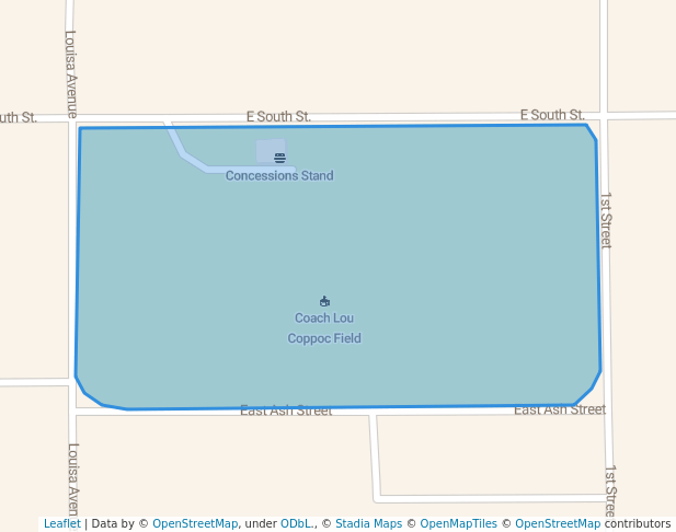 Coach Lou Coppoc Field