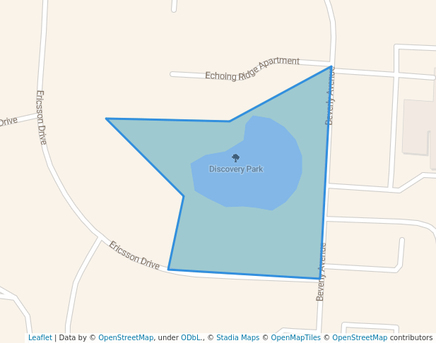 walking in Discovery Park map in Canal Fulton