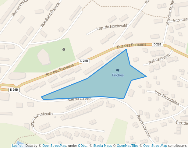 walking in Friches map in Freyming-Merlebach