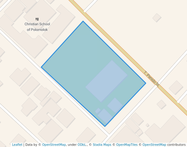 walking in Purok Rosal Plaza map in Polomolok