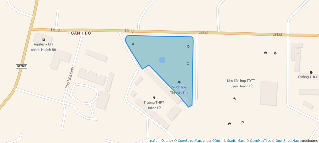 walking in Vườn hoa Thị trấn Trới map in Hạ Long