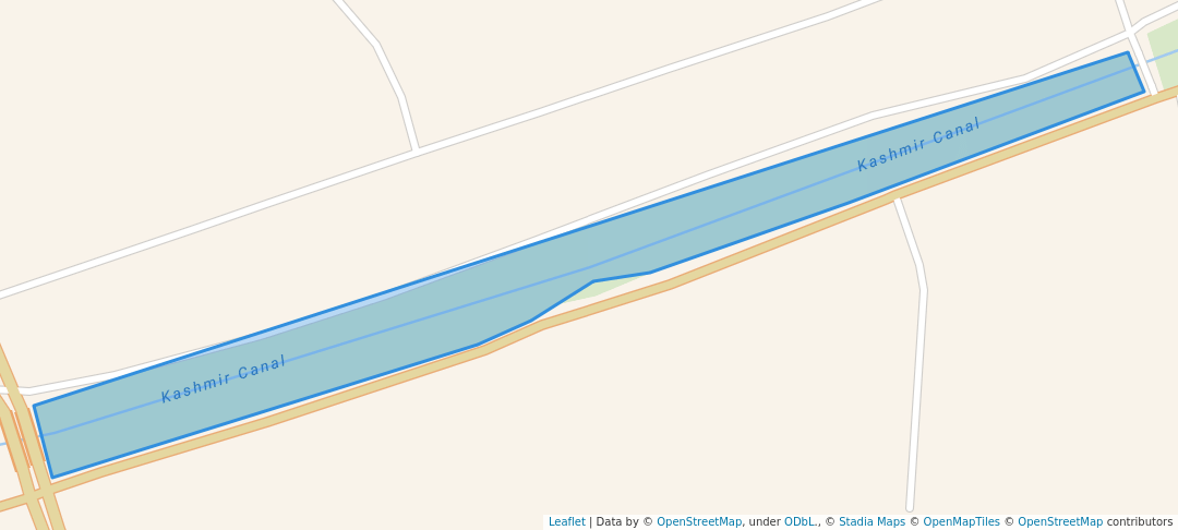 walking in Long Park map in Kathua