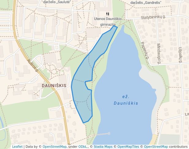 Dauniškio ežero parkas