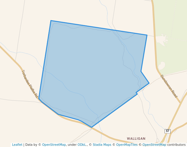 walking in Vernon Conservation Park map in Booral