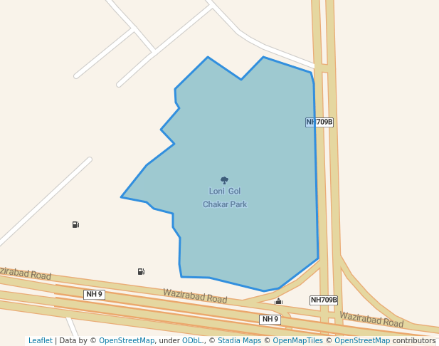 Loni Gol Chakar Park in New Delhi | Map and Routes