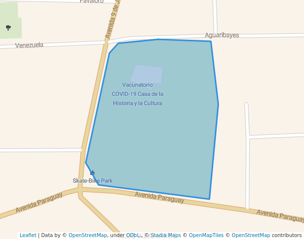 walking in Parque Deportivo Recreativo y Circuito Biosaludable Barrio los Azahares map in Montecarlo