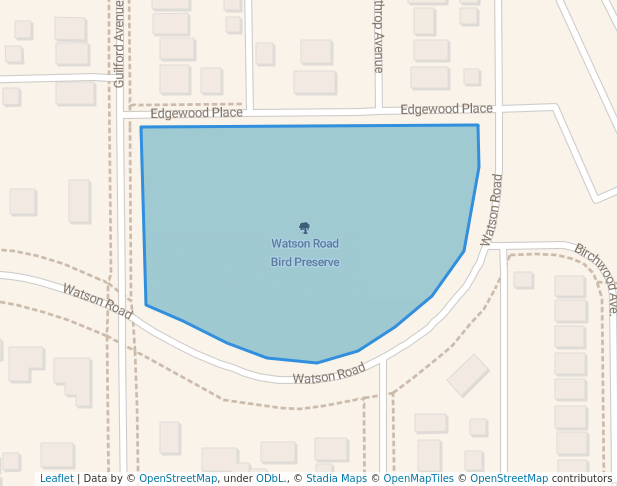 Watson Road Bird Preserve in Indianapolis | Map and Routes