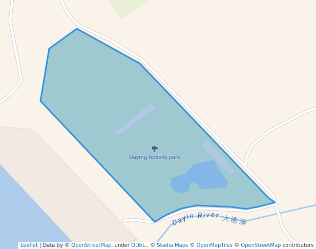 Daying Activity park in Ning Bo Shi | Map and Routes