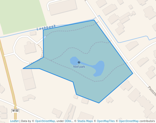 Nief park in Beerse | Map and Routes