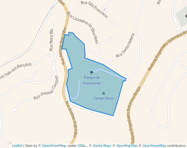 Parque de Exposições in Rio Claro | Map and Routes