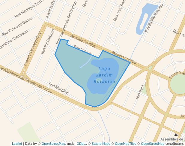 Parque Jardim Botânico in Ivaiporã | Map and Routes