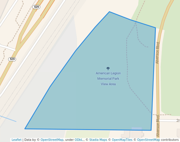 American Legion Memorial Park View Area