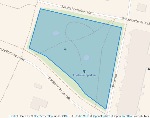 Frydenlundparken in Sortland | Map and Routes
