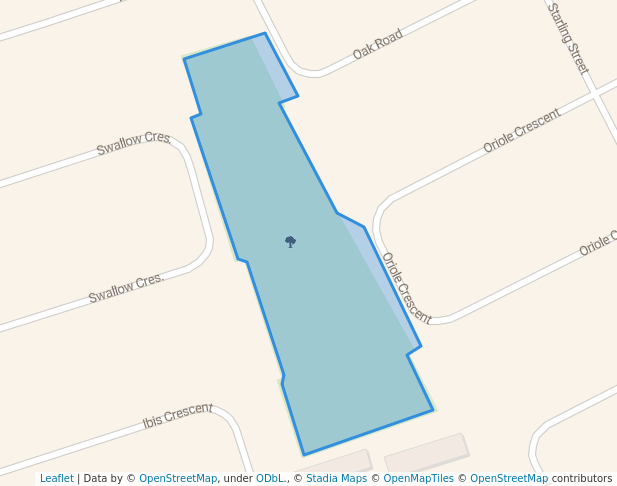 walking in Local Park map in Lenasia South