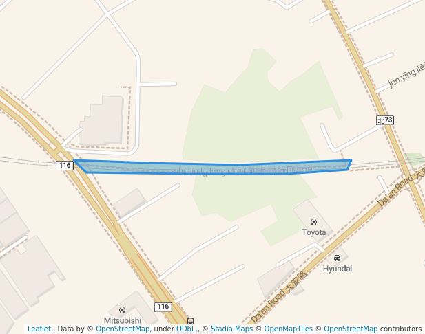 樹林高鐵橋下綠廊