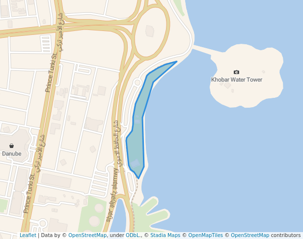 Prince Faisal bin Fahad Corniche walking park