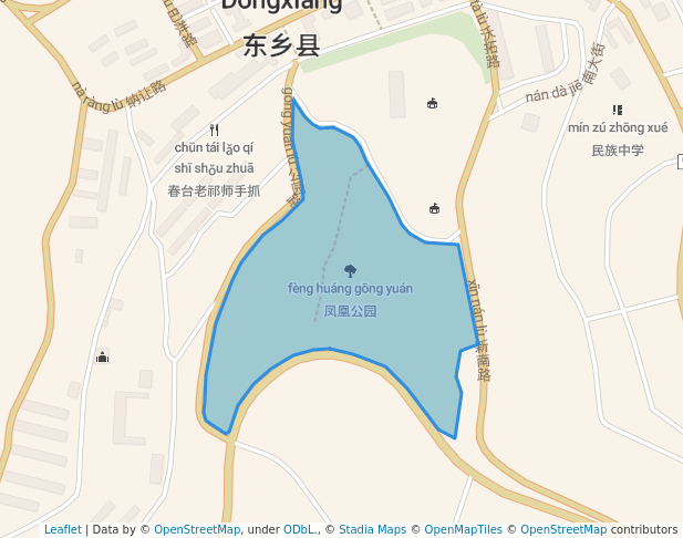 凤凰公园 in Linxia | Map and Routes