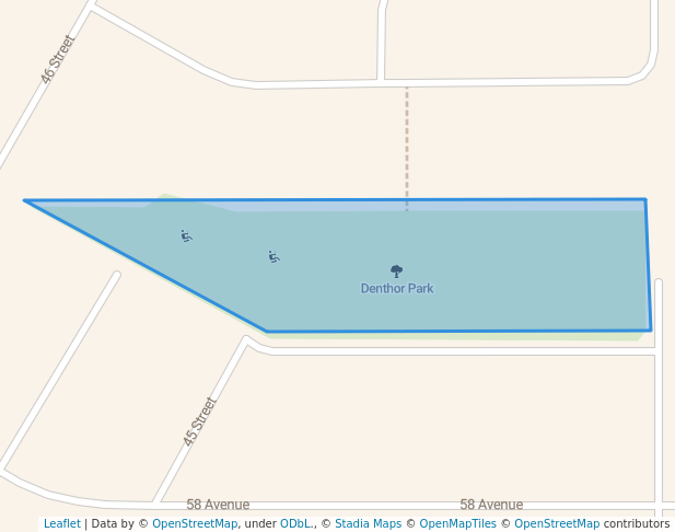 walking in Denthor Park map in Barrhead