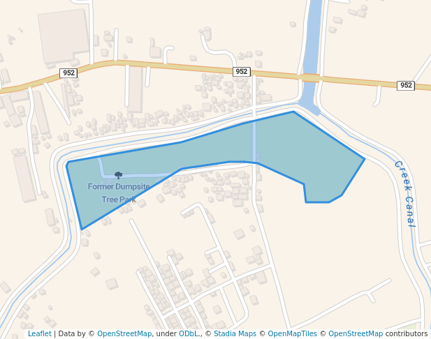 walking in Former Dumpsite Tree Park map in Butuan City